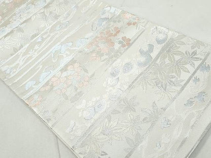 平和屋着物◎六通柄袋帯 光悦好み 金銀糸 逸品 DAAH7050ea