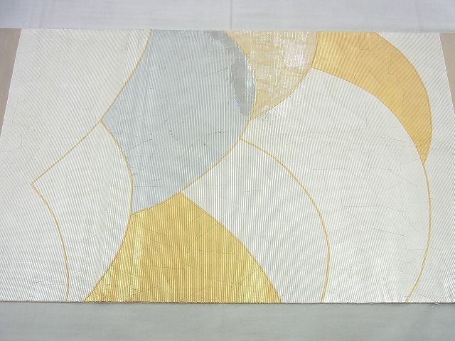 平和屋着物◎太鼓柄袋帯 青海波 金彩 引箔 逸品 BAAI5918jm