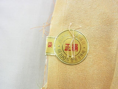 平和屋着物◎西陣 宮田織物謹製 六通柄袋帯 花鳥文 金糸 逸品 BAAI5952jm