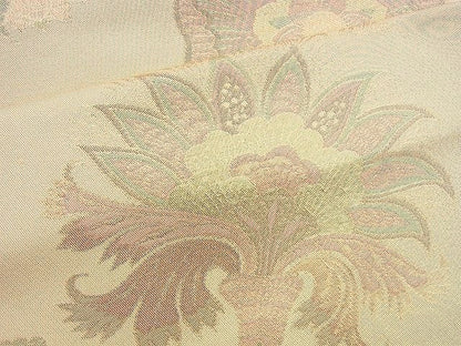 平和屋着物◎全通柄 本袋帯 花唐草文 金糸 逸品 BAAI5953jm