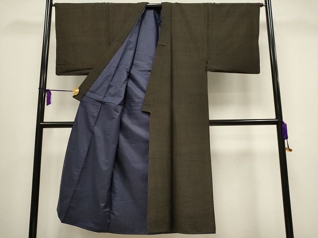 平和屋着物■男性　紬　吉祥文　逸品　CAAG6490ou