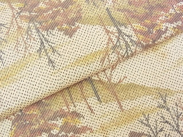 平和屋着物■上質な紬 風景文 逸品 BAAI8277my