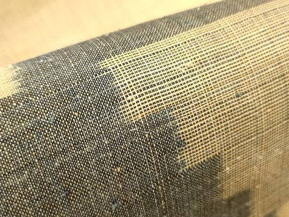 平和屋本店■極上　夏物　芭蕉布　手積み芭蕉糸100％　九寸名古屋帯　段違い　たとう紙付き　逸品　未使用　KAAA1570kk4