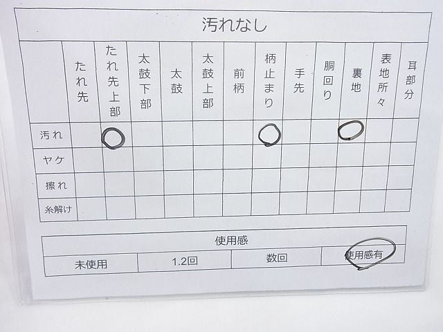 平和屋着物◎六通柄袋帯 光琳松 金銀糸 逸品 BAAI6926cm