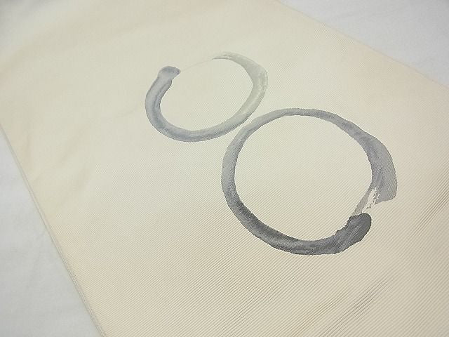 平和屋着物◎小森文雄の世界 太鼓柄袋帯 心 逸品 BAAI5641qt