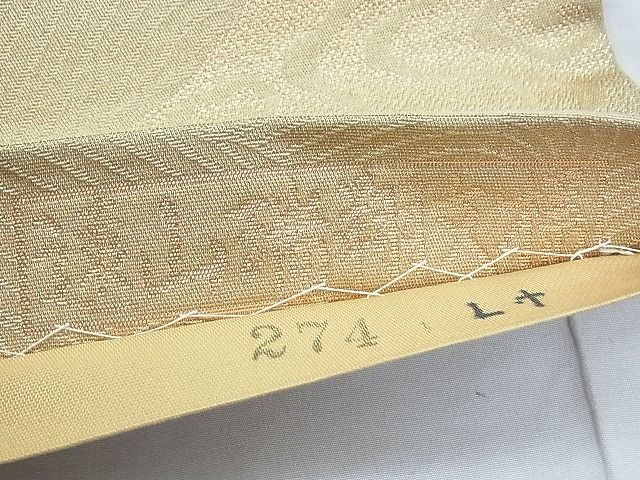 平和屋着物◎六通柄袋帯 遠山瑞翔文様 金銀糸 逸品 BAAI5675qt