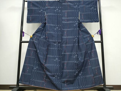 平和屋着物■上質な紬 吉祥文 逸品 CAAG5760ng