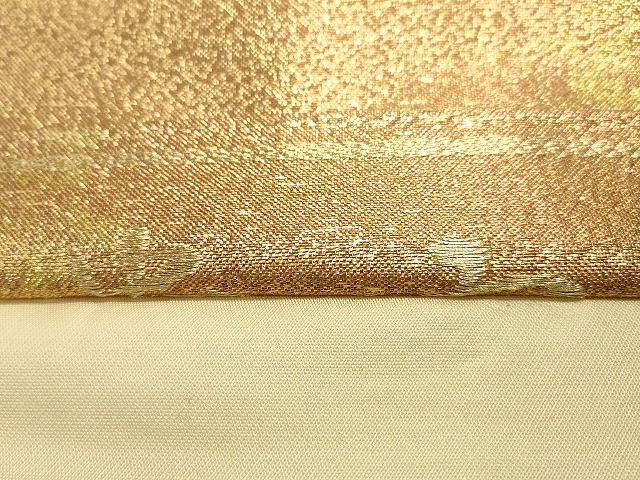 平和屋着物◎全通柄袋帯 霞間道 金糸 逸品 DAAG4827fe