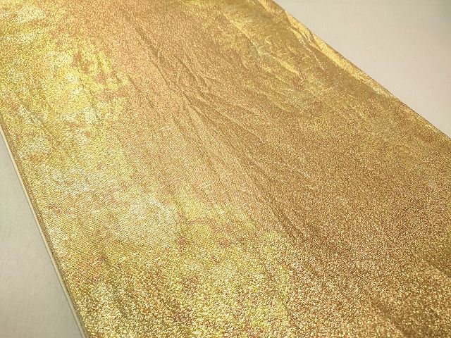 平和屋着物◎全通柄袋帯 霞間道 金糸 逸品 DAAG4827fe
