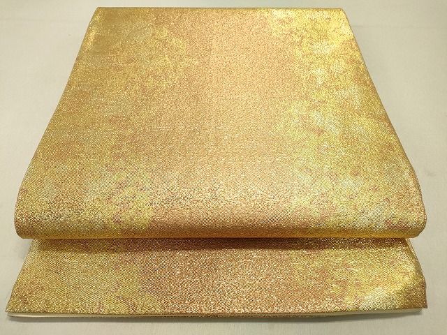 平和屋着物◎全通柄袋帯 霞間道 金糸 逸品 DAAG4827fe