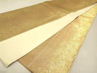 平和屋着物◎全通柄袋帯 霞間道 金糸 逸品 DAAG4827fe