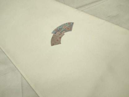平和屋着物◎太鼓柄袋帯 総相良刺繍 地紙草花文 逸品 CAAE7409in