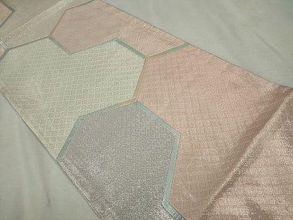 平和屋着物◎佐賀錦 六通柄袋帯 吉祥文 銀糸 逸品 CAAE7443in