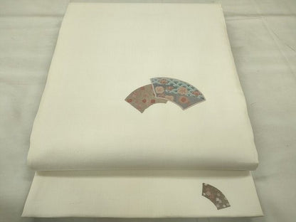 平和屋着物◎太鼓柄袋帯 総相良刺繍 地紙草花文 逸品 CAAE7409in