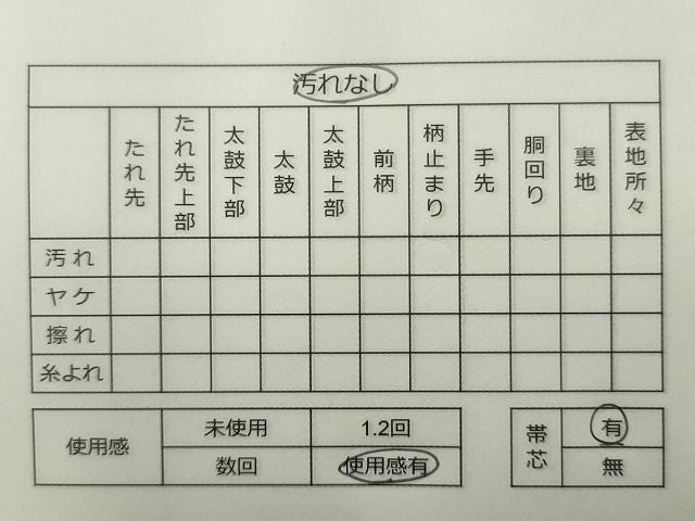 平和屋着物◎六通柄袋帯 流水文 金糸 逸品 CAAE7410in