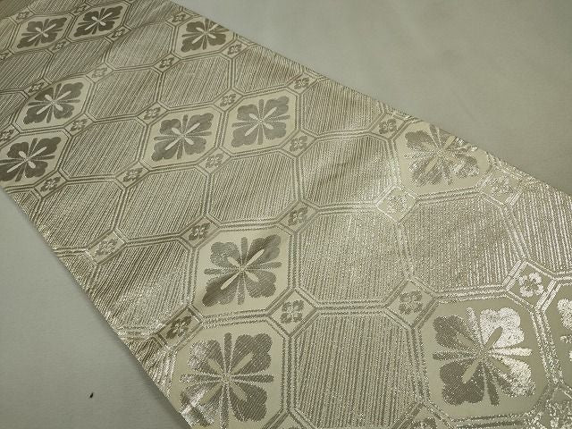 平和屋着物◎両面全通柄袋帯 花鳥文 金銀糸 逸品 CAAE7456in