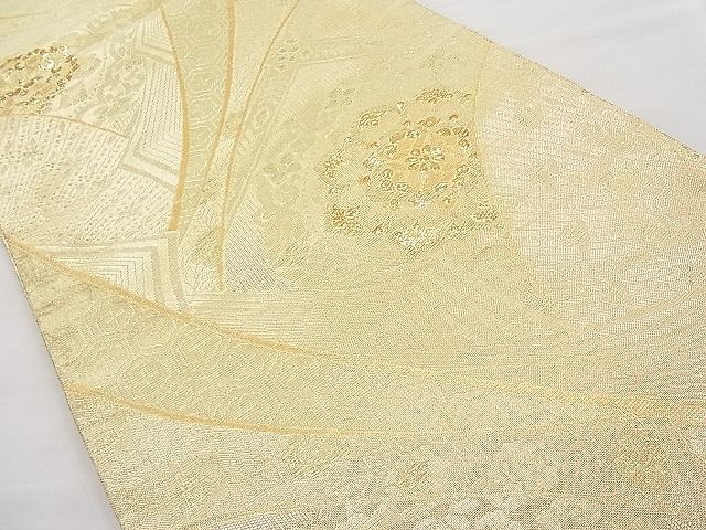 袋帯 六通 佐賀錦 花唐草 エ霞 24M592f 袋帯 六通 佐賀錦 花唐草 エ霞 24M592f