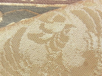 平和屋着物◎六通柄袋帯 鳳凰遠山名物裂 金糸 逸品 BAAJ0643if