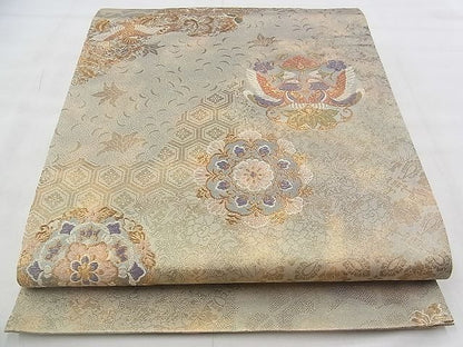 平和屋着物◎六通柄袋帯 美しき憧れ 金糸 逸品 BAAJ0674if