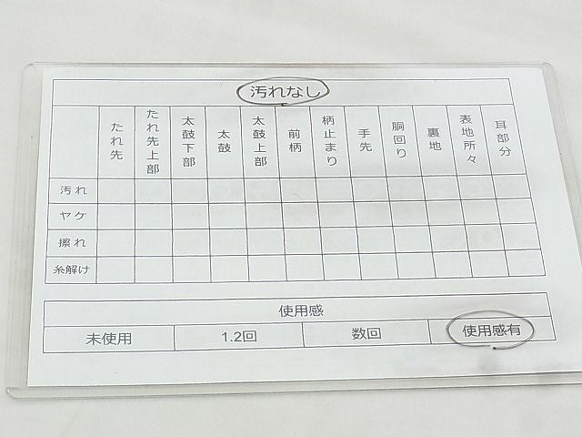平和屋着物◎六通柄袋帯 ふくれ織 切嵌花文 逸品 BAAJ0686if