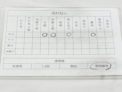 平和屋着物◎六通柄袋帯 唐織 松青海波 金銀糸 逸品 BAAJ1007if