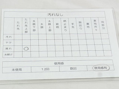 平和屋着物◎六通柄袋帯 扇面吉祥文 松喰鶴 黒地 金銀糸 逸品 BAAJ1044if