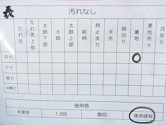 平和屋着物◎全通柄袋帯 破れ格子柄 金糸 逸品 BAAJ5181ns