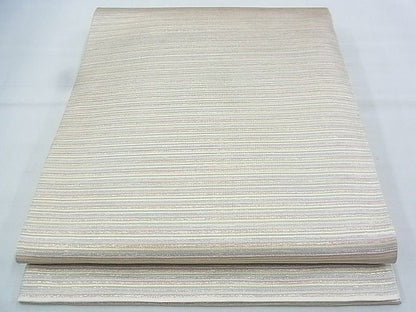 平和屋着物◎六通柄 本袋帯 横段文 金糸 逸品 BAAJ5406ns