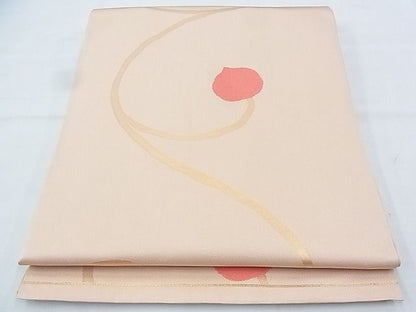 平和屋着物◎全通柄 本袋帯 唐草文様 逸品 BAAJ5407ns