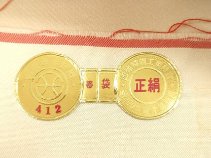 平和屋着物◎西陣 六通柄袋帯 唐織 亀甲正倉院花文 金糸 証紙付き 逸品 DAAH9730tw