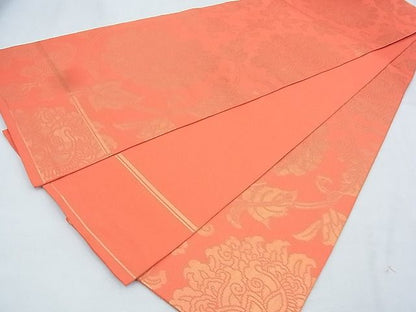 平和屋着物◎全通柄 本袋帯 花唐草文 金糸 逸品 BAAJ5420ns