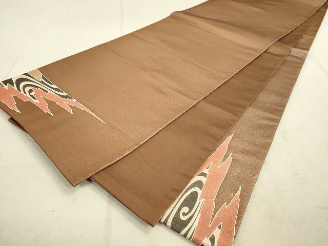 平和屋着物◎六通太鼓柄袋帯 流水文 逸品 DAAH9750tw