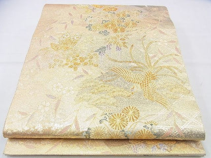 平和屋着物◎六通柄袋帯 佳彩絢麗 金銀糸 逸品 BAAJ5139ns