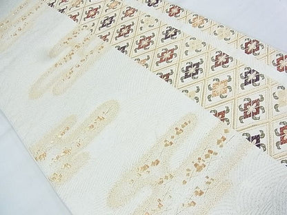 平和屋着物◎六通柄袋帯 福寿錦 金糸 逸品 BAAJ5522ns