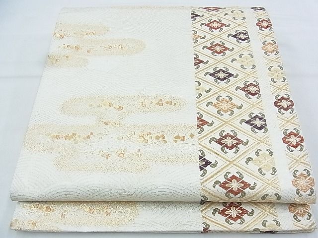 平和屋着物◎六通柄袋帯 福寿錦 金糸 逸品 BAAJ5522ns