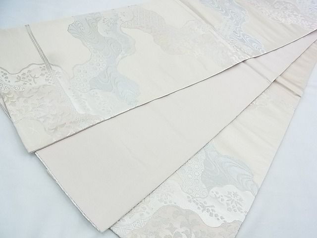 平和屋着物◎西陣 六通柄袋帯 道長文様 金銀糸 逸品 BAAJ5525ns