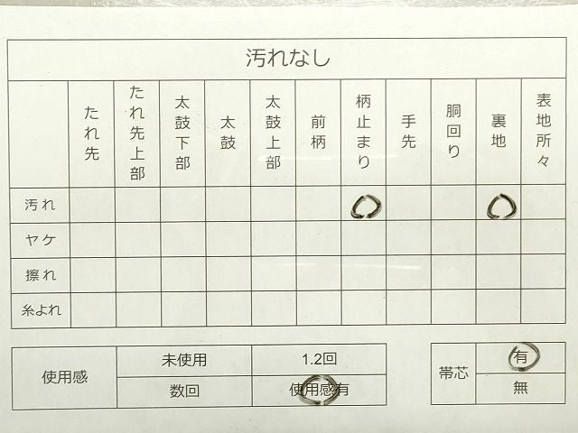 平和屋着物◎六通柄袋帯 立波文 金糸 逸品 DAAH4813yyy