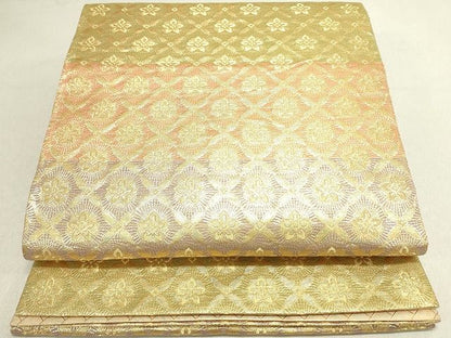 平和屋着物◎佐賀錦 六通柄袋帯 花菱文 金糸 逸品 DAAH4852yyy