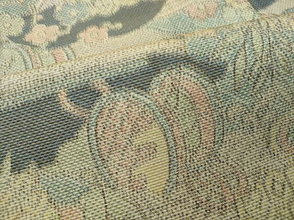 平和屋着物■上質な紬　吉祥花文　逸品　CAAH7631yk
