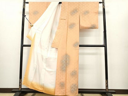 平和屋着物■付下げ　地紋起こし　青海波　暈し染め　逸品　DAAH0471ya