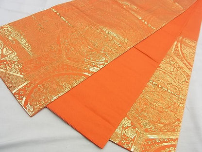 平和屋着物◎六通柄袋帯 嵯峨野錦 金糸 逸品 BAAI6637di