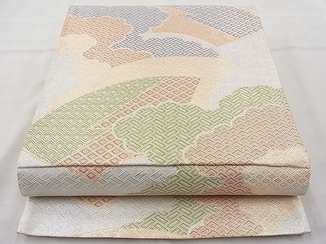 平和屋着物◎佐賀錦 六通柄袋帯 雲取り地紙吉祥文 二重箔 逸品 BAAJ6934sa