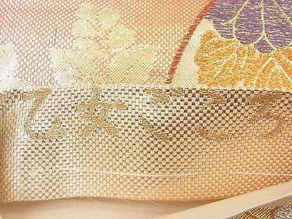 平和屋着物◎六通柄袋帯 乙女ごころ 金銀糸 逸品 BAAJ6921sa