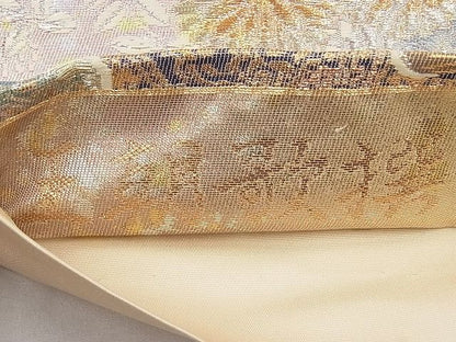 平和屋着物◎六通柄袋帯 王朝歌撰 金銀糸 逸品 BAAJ6923sa