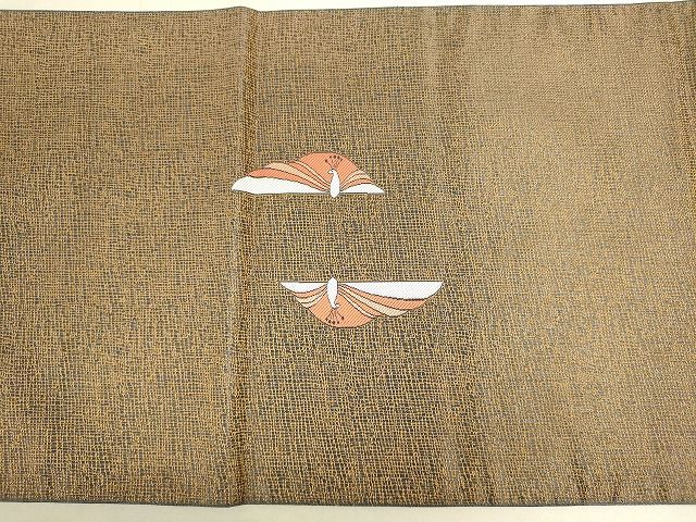 平和屋着物◎太鼓柄袋帯 孔雀文 逸品 DAAG1449we