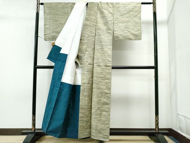平和屋着物■上質な紬 霞文 逸品 CAAH3661yc