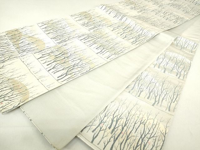 平和屋着物◎六通柄袋帯 立木隆昌 風景文 逸品 DAAG9748op