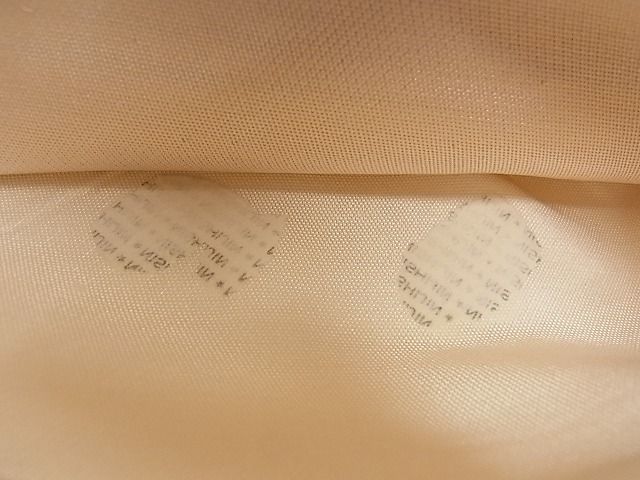 平和屋着物◎西陣 六通柄袋帯 ヱ霞花文 金糸 逸品 BAAI6944cm
