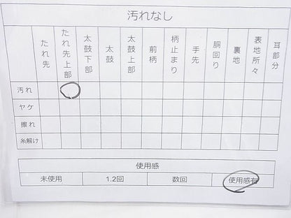 平和屋着物◎佐賀錦 六通柄袋帯 地紙散らし 金糸 逸品 BAAJ0841cm