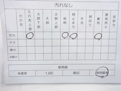 平和屋着物◎六通柄袋帯 唐織 格天井吉祥花文 銀糸 逸品 BAAJ6854cm